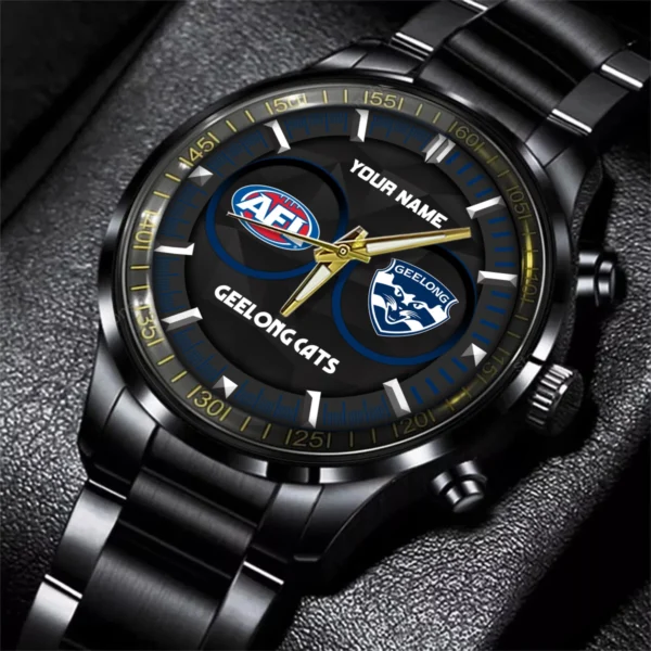 AFL Geelong Cats Stainless Steel Watch Gift For Fans – HOAFL210725WA01GEEL