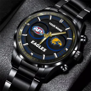 AFL West Coast Eagles Stainless Steel Watch Gift For Fans – HOAFL210725WA01WCE