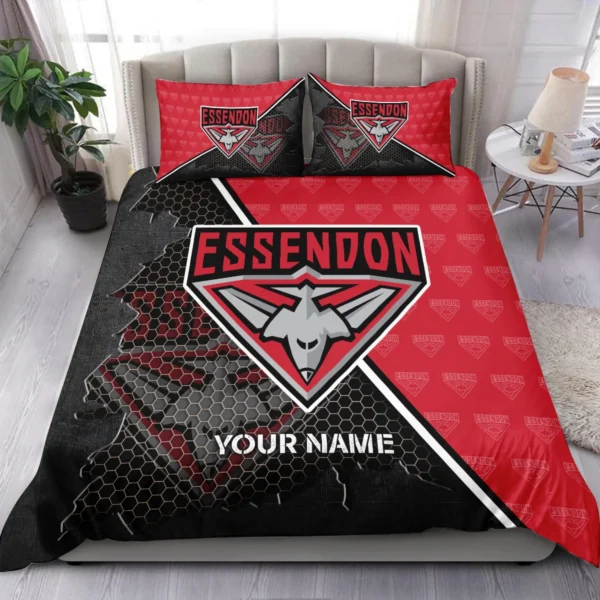 AFL Essendon Bombers Bedding Set Gift For Fans – HOAFL070725BD01ESS - Image 3