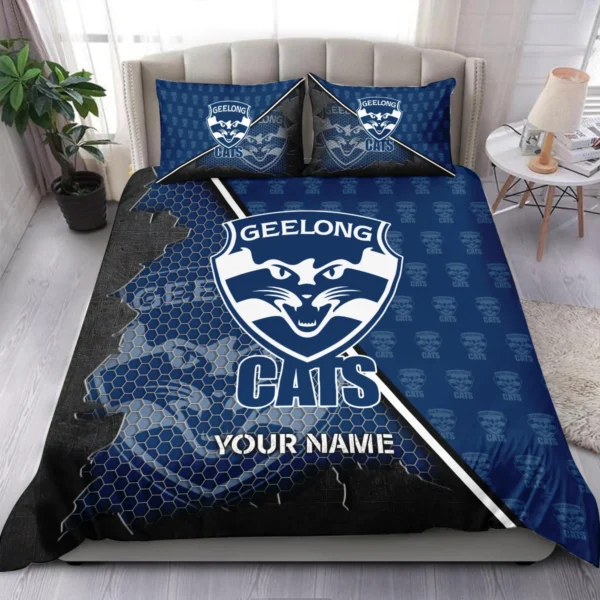 AFL Geelong Cats Bedding Set Gift For Fans – HOAFL070725BD01GEEL - Image 3