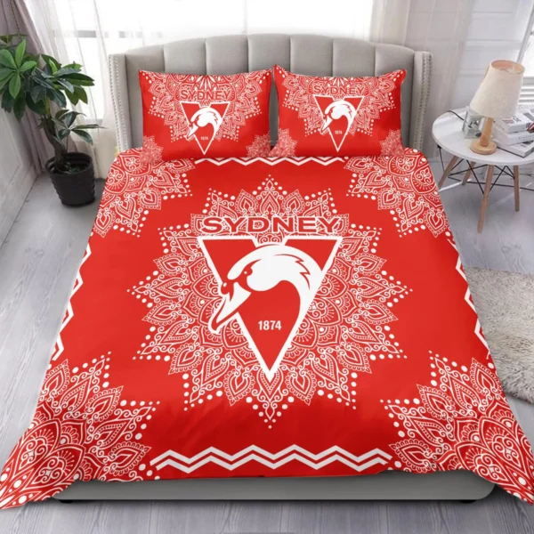 AFL Sydney Swans Bedding Set Gift For Fans – HOAFL090725BD01SYD - Image 3