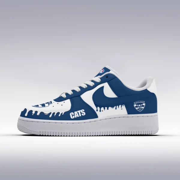 AFL Geelong Cats Custom Air Low-Top Sneakers Gift For Fans – HOAFL110725AF01GEEL - Image 2