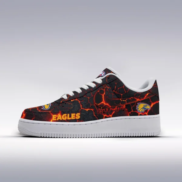 AFL West Coast Eagles Custom Air Low-Top Sneakers Gift For Fans – HOAFL120725AF01WCE - Image 2
