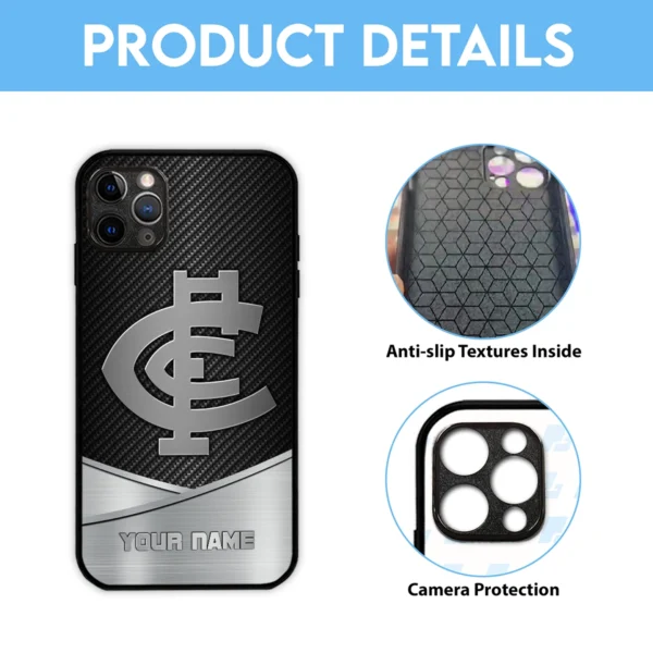 AFL Carlton Blues Phone Case – Dustproof, Scratch & Shock Resistant – HOAFL040725PC01CARL - Image 6