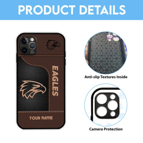 AFL West Coast Eagless Phone Case – Dustproof, Scratch & Shock Resistant – HOAFL220725PC01WCE - Image 5