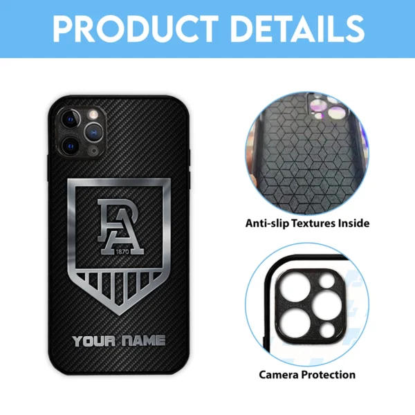 AFL Port Adelaide Power Phone Case – Dustproof, Scratch & Shock Resistant – HOAFL300625PC01PORT - Image 6