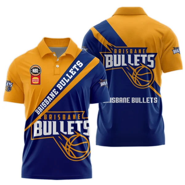 NBL Brisbane Bullets Exclusive Logo Polo Shirt HONBL230725A01BRI-PL - Image 3