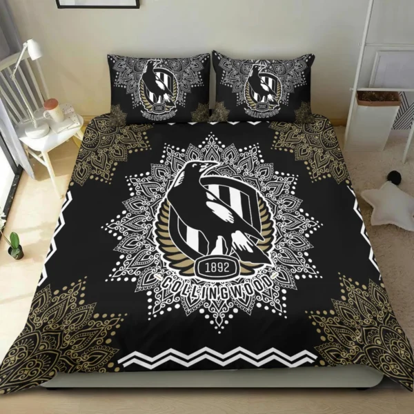 AFL Collingwood Magpies Bedding Set Gift For Fans – HOAFL090725BD01COLL - Image 4