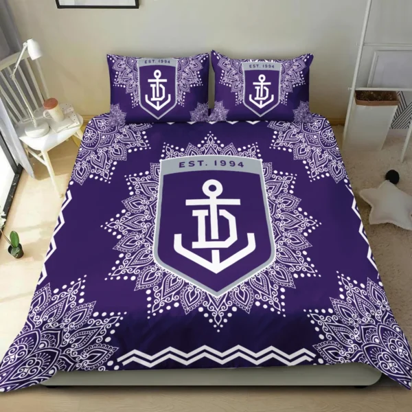 AFL Fremantle Dockers Bedding Set Gift For Fans – HOAFL090725BD01FRE - Image 4