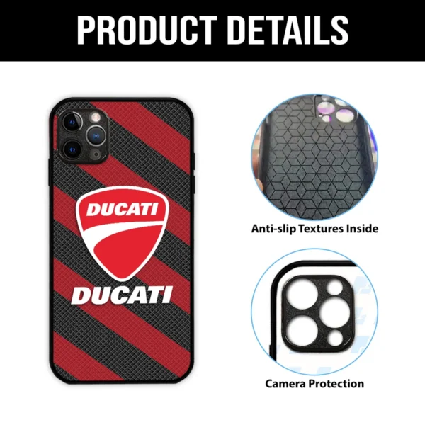Ducati Phone Case – Dustproof, Scratch & Shock Resistant – QTVA010725MT02DUC - Image 5