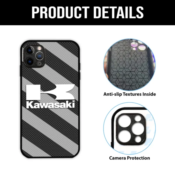 Kawasaki Phone Case – Dustproof, Scratch & Shock Resistant – QTVA010725MT02KAW - Image 5
