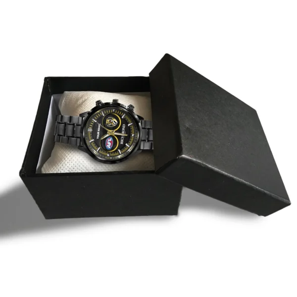 AFL Richmond Tigers Stainless Steel Watch Gift For Fans – HOAFL210725WA01RICH - Image 4