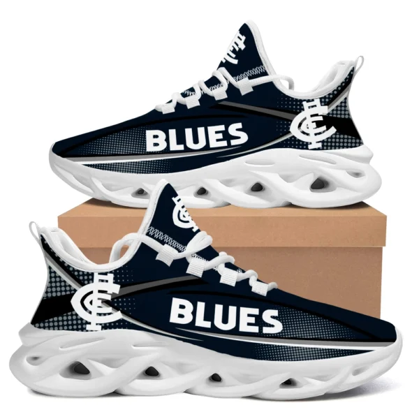AFL Carlton Blues Max Soul Shoes Gift For Fans – HOAFL210725MS01CARL - White - Image 2