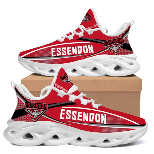 AFL Essendon Bombers Max Soul Shoes Gift For Fans – HOAFL210725MS01ESS - White - Image 2