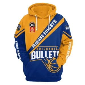 NBL Brisbane Bullets Exclusive Logo Hoodie HONBL230725A01BRI-HD