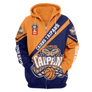 NBL Cairns Taipans Exclusive Logo Zipper Hoodie HONBL230725A01CNS-ZHD