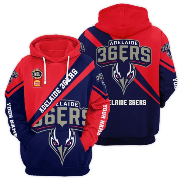 NBL Adelaide 36ers Exclusive Logo Hoodie HONBL230725A01ADL-HD - Image 3