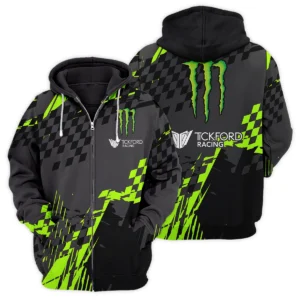 Monster Castrol Racing Exclusive Logo Zipper Hoodie HOSPC040725A01TF-ZHD