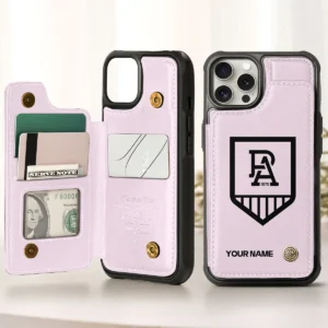 AFL Port Adelaide Power Personalized Name - Leather Flip Wallet Phone Case HOAFL010725LPC02PORT - Light Pink