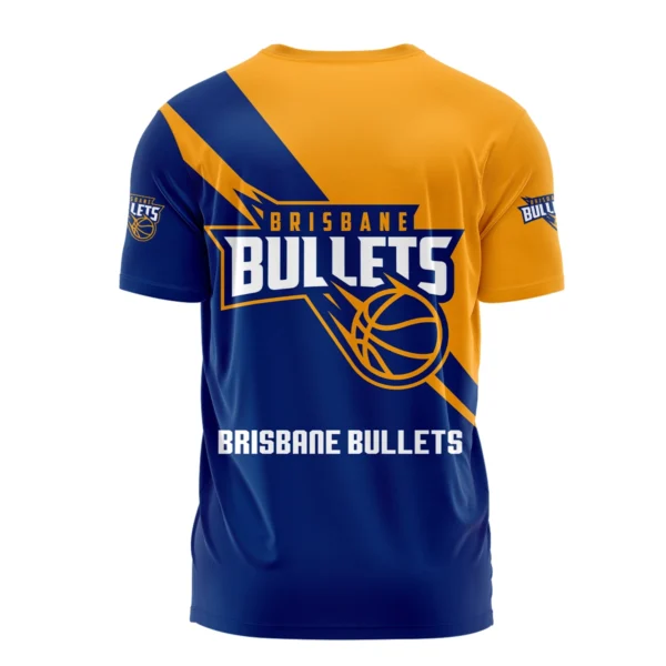 NBL Brisbane Bullets Racing Exclusive Logo T-shirt HONBL230725A01BRI-TS - Image 2