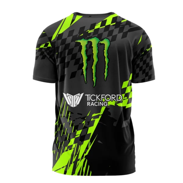 Monster Castrol Racing Exclusive Logo T-shirt HOSPC040725A01TF-TS - Image 3