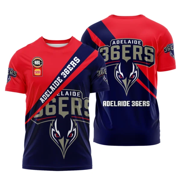 NBL Adelaide 36ers Racing Exclusive Logo T-shirt HONBL230725A01ADL-TS - Image 3