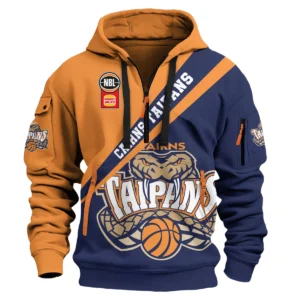 NBL Cairns Taipans Exclusive Logo Hoodie Half Zipper HONBL230725A01CNS-HDF