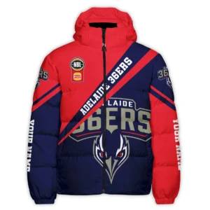 NBL Adelaide 36ers Exclusive Logo Down & Puffer Jackets HONBL230725A01ADL-DJ