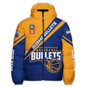 NBL Brisbane Bullets Exclusive Logo Down & Puffer Jackets HONBL230725A01BRI-DJ