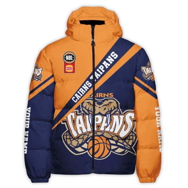 NBL Cairns Taipans Exclusive Logo Down & Puffer Jackets HONBL230725A01CNS-DJ