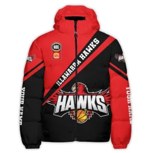 NBL Illawarra Hawks Exclusive Logo Down & Puffer Jackets HONBL230725A01ILL-DJ