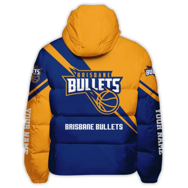 NBL Brisbane Bullets Exclusive Logo Down & Puffer Jackets HONBL230725A01BRI-DJ - Image 2