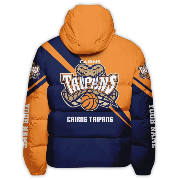NBL Cairns Taipans Exclusive Logo Down & Puffer Jackets HONBL230725A01CNS-DJ - Image 2