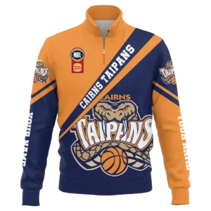 NBL Cairns Taipans Exclusive Logo Quarter-Zip Sweatshirt HONBL230725A01CNS-QTZ