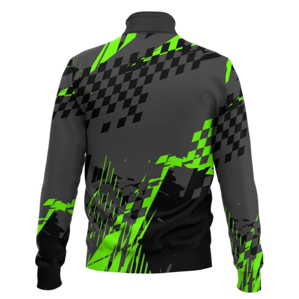 Yamaha Motorcycles Exclusive Logo Quarter-Zip Sweatshirt HOMO190725A01YAM-QTZ - Image 2