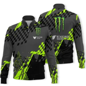Monster Castrol Racing Exclusive Logo Quarter-Zip Sweatshirt HOSPC040725A01TF-QTZ