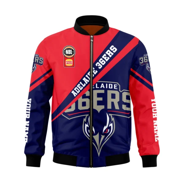 NBL Adelaide 36ers Exclusive Logo Bomber Jacket HONBL230725A01ADL-BB