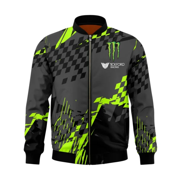 Monster Castrol Racing Exclusive Logo Bomber Jacket HOSPC040725A01TF-BB - Image 2