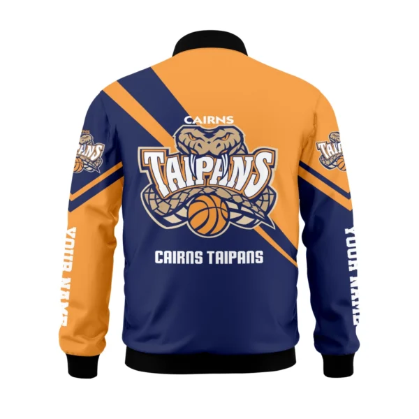 NBL Cairns Taipans Exclusive Logo Bomber Jacket HONBL230725A01CNS-BB - Image 2