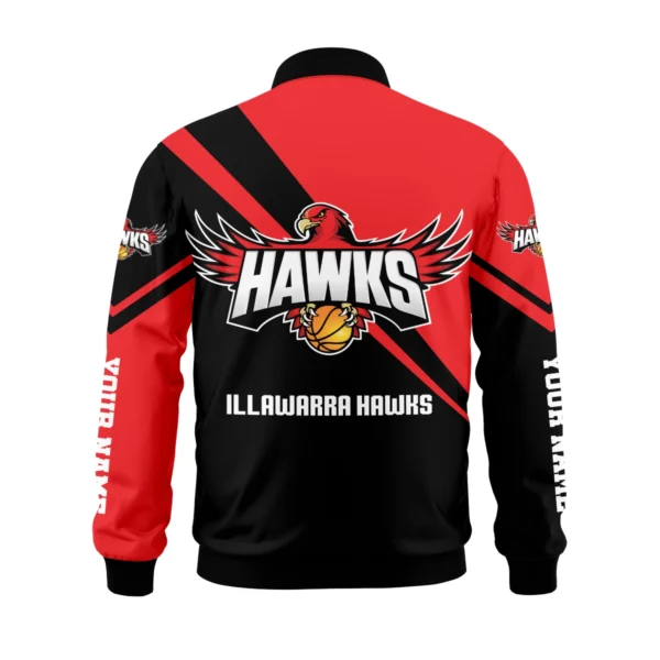 NBL Illawarra Hawks Exclusive Logo Bomber Jacket HONBL230725A01ILL-BB - Image 2