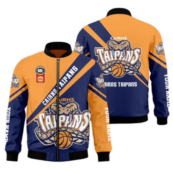 NBL Cairns Taipans Exclusive Logo Bomber Jacket HONBL230725A01CNS-BB - Image 3