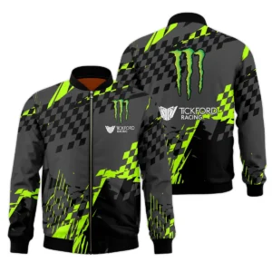 Monster Castrol Racing Exclusive Logo Bomber Jacket HOSPC040725A01TF-BB